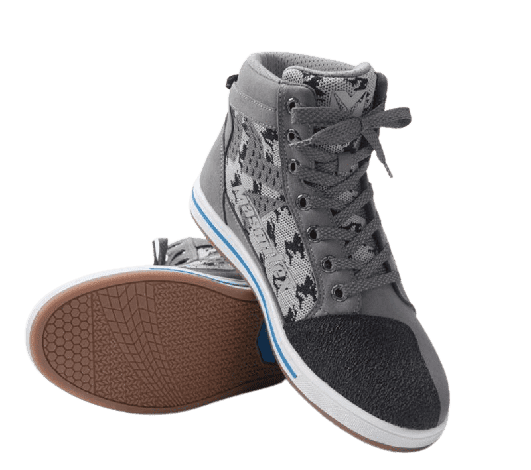 Chaussure de moto grise pour femmes et hommes