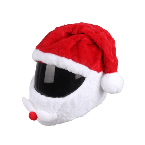 Couvre casque moto - Père Noël
