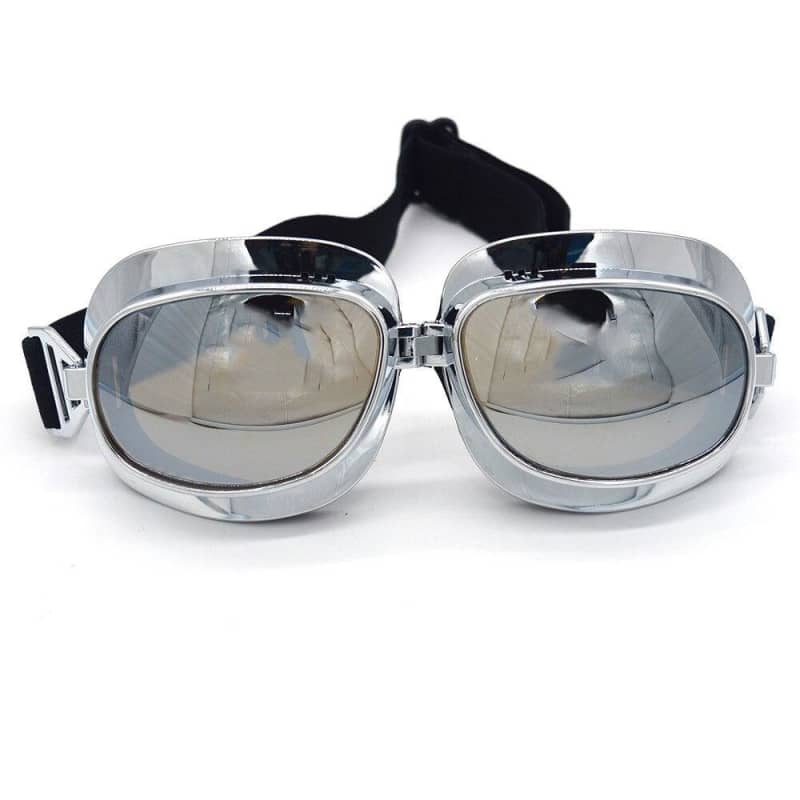 Lunette de moto grise